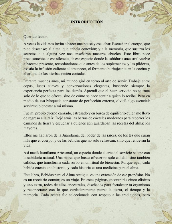 Bebidas para el Alma  Antigua - 5 Recetas Ancestrales para  Reforzar Tu Organismo